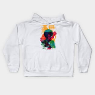 Nina Simone halftone graphic Kids Hoodie